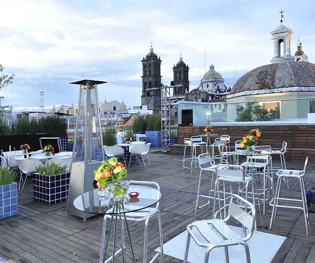 Terraza del Museo Amparo