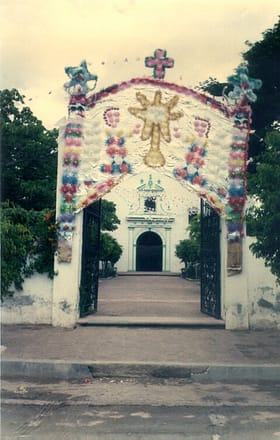 Portal de la Parroquia de Tepeojuma, Pue.