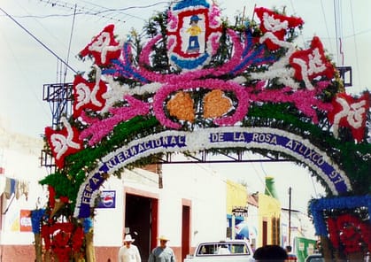 Arreglo Floral Tipíco de Atlixco, Pue.