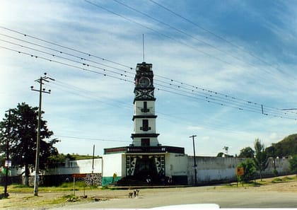 Aspecto del Reloj de Metepec, Atlixco, Pue.