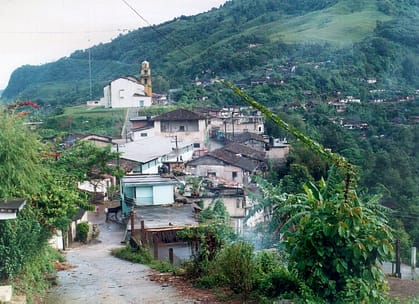 Vista panorámica de la cabecera municipal.