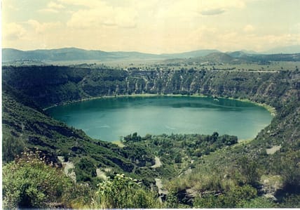 Laguna y cráter de Aljojuca, Pue.