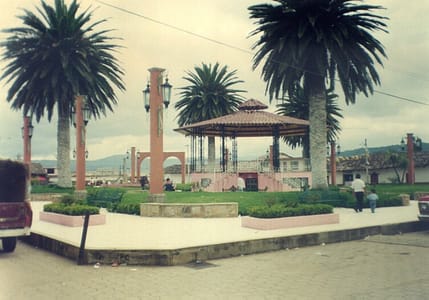 Plaza Principal de Ahuazotepec, Pue.