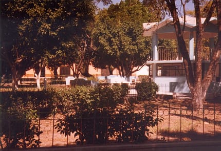 Kiosko del parque de Tlanepantla, Pue.