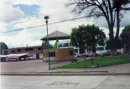 Vista Panoramica del Parque Central de Coronango, Pue.