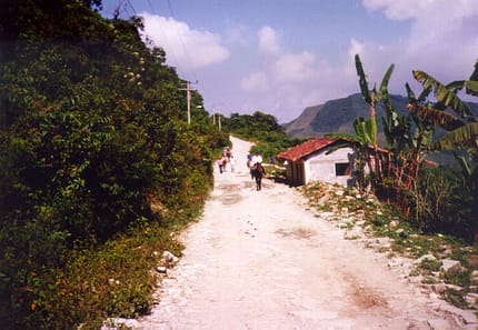 Entrada al municipio de Jopala, Pue.