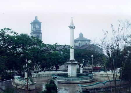 Zócalo de Tuzamapan de Galena, Pue.