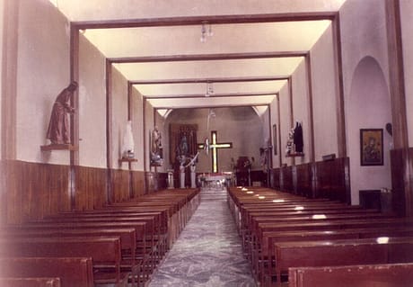 Interior de la Parroquia Lafragua, municipio Lafragua, Pue.