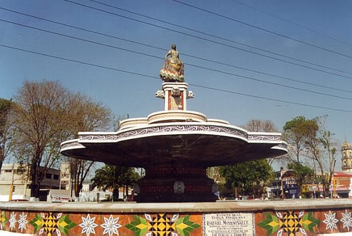 Fuente de la China Poblana, en la Ciudad de Puebla, Pue.