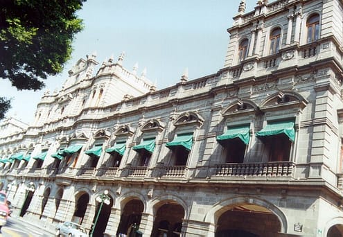 Palacio Municipal en la Ciudad de Puebla, Pue.